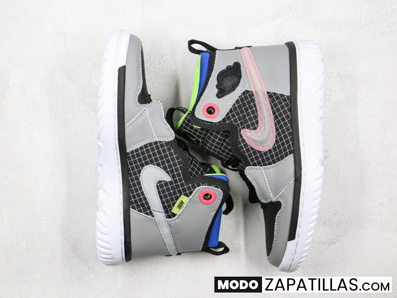 Nike Air Jordan 1 High React Black Particle Grey - Modo Zapatillas | zapatillas en descuento