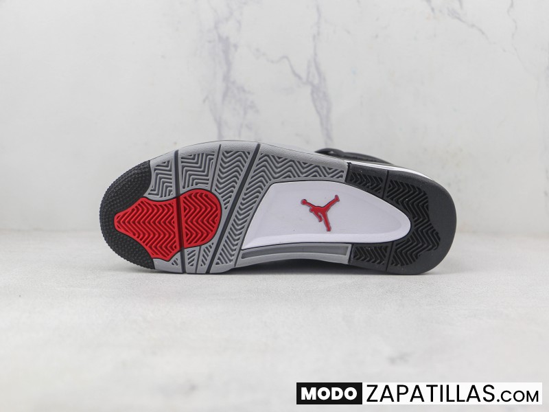 Nike Air Jordan 4 Retro Black Canvas - Modo Zapatillas | zapatillas en descuento