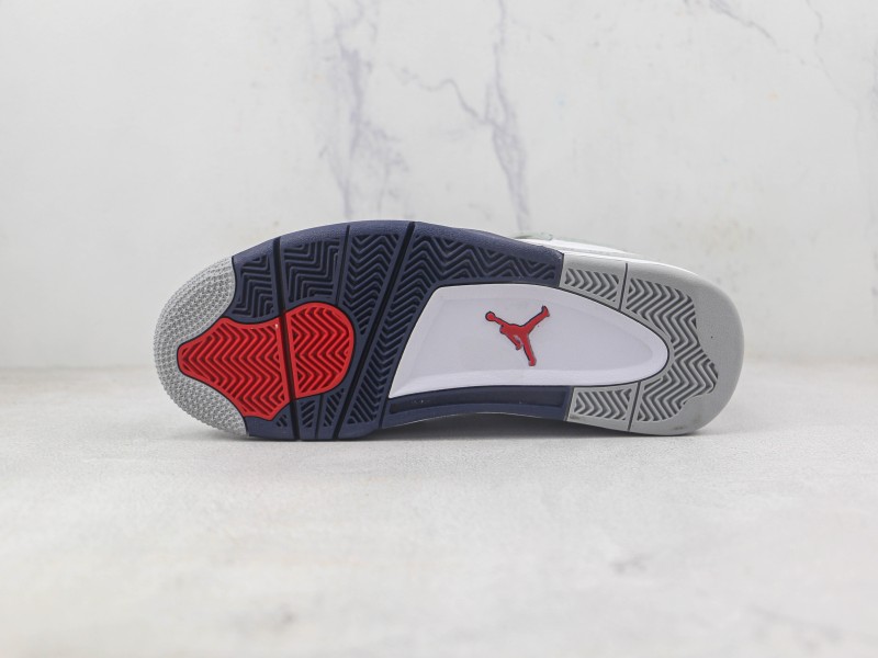 NIKE AIR JORDAN 4 RETRO || Nike Air Jordan 4 Retro White Midnight Navy - Modo Zapatillas | zapatillas en descuento