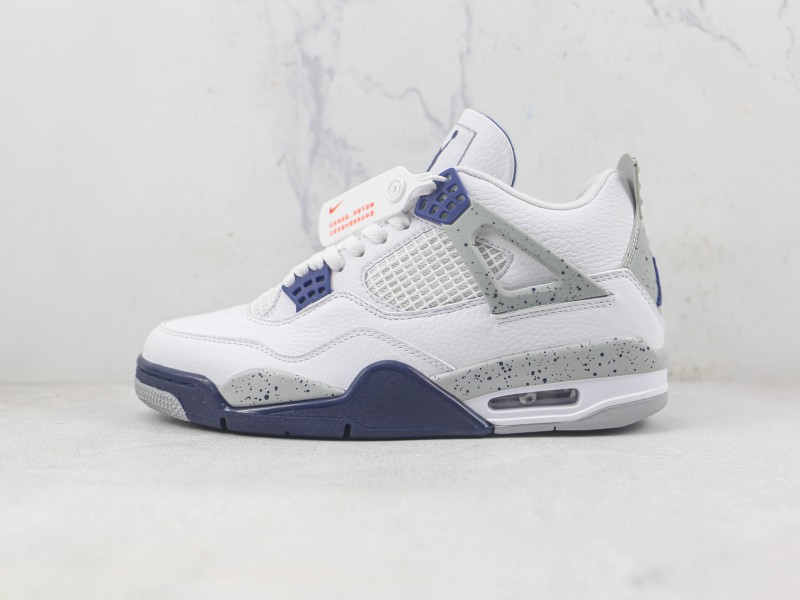 NIKE AIR JORDAN 4 RETRO || Nike Air Jordan 4 Retro White Midnight Navy - Modo Zapatillas | zapatillas en descuento