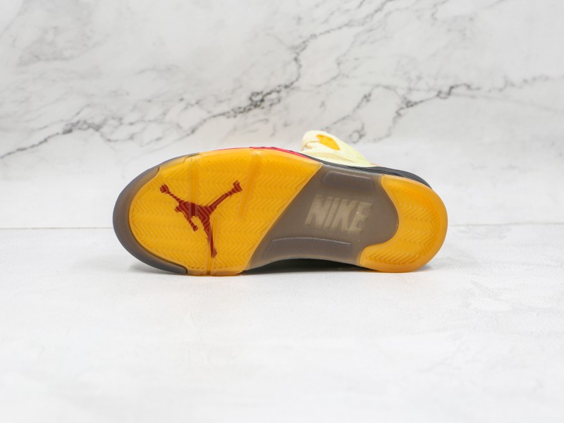 Nike Air Jordan 5 x Off-White "Sail" Modelo 111H - Modo Zapatillas | zapatillas en descuento