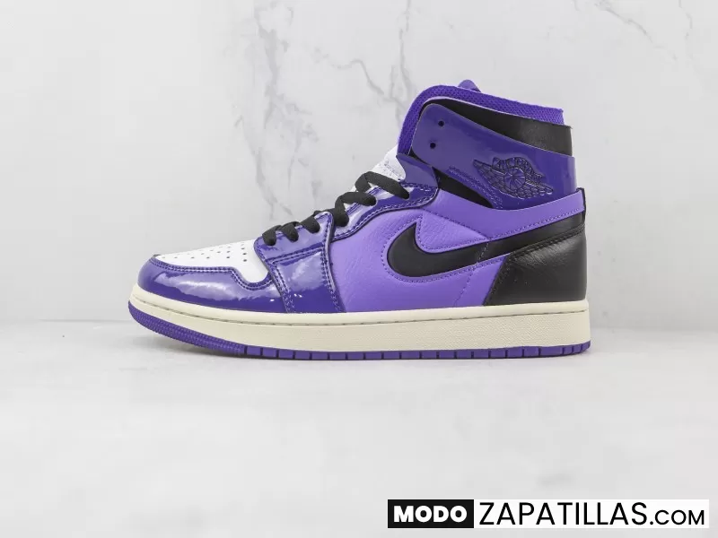 Nike Air Jordan 1 Mid Purple Patent - Modo Zapatillas | zapatillas en descuento 