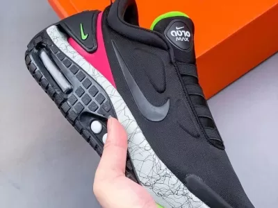 NIKE ADAPT AUTO MAX || Nike Adapt Auto Max Black Laser Fuchsia Electro Green - Modo Zapatillas | zapatillas en descuento 