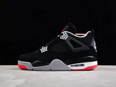 NIKE AIR JORDAN 4 RETRO || Nike Air Jordan 4 Retro Bred - Modo Zapatillas | zapatillas en descuento 